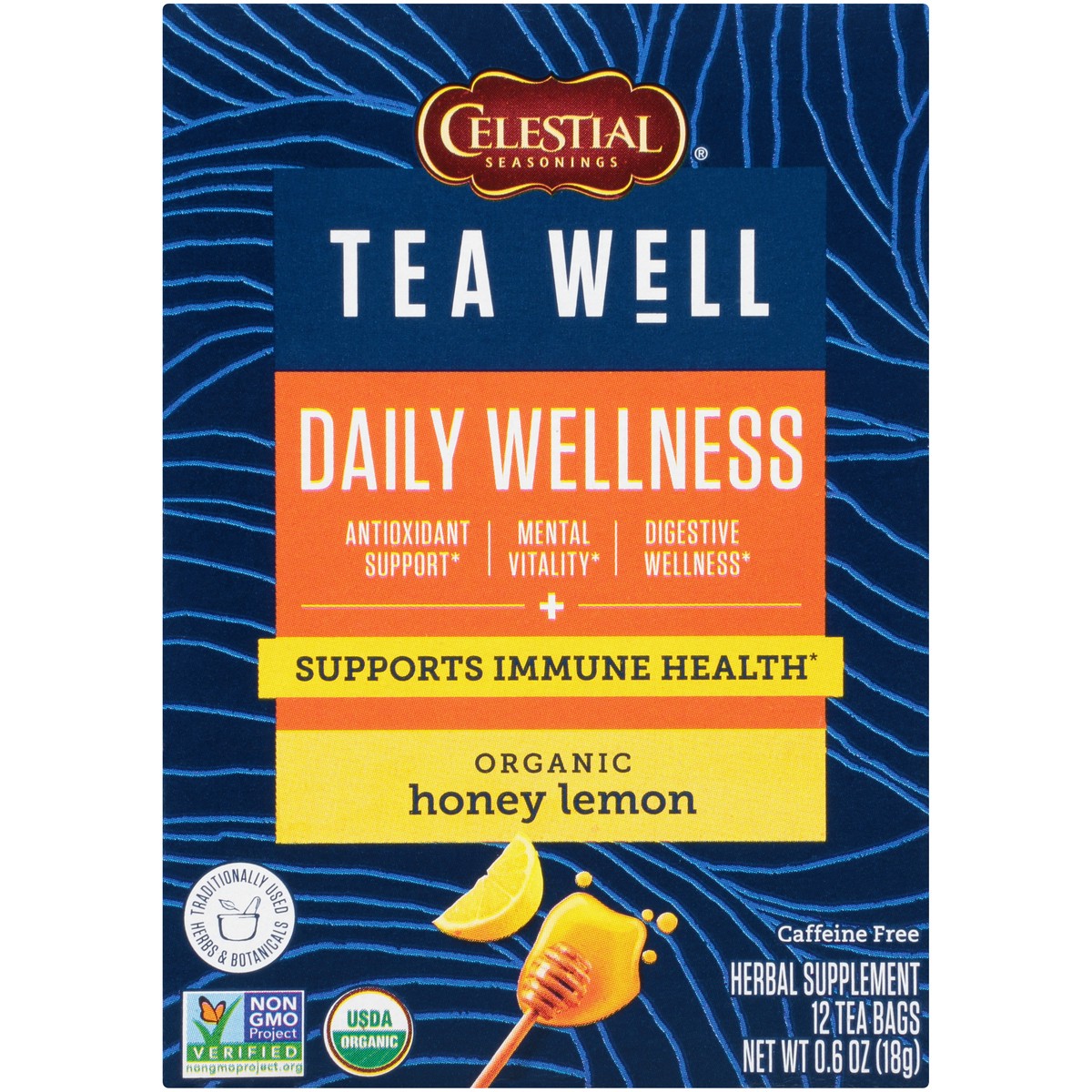 slide 5 of 8, Celestial Seasonings Honey Lemonade Tea Well Daily Wellness, 0.64 oz