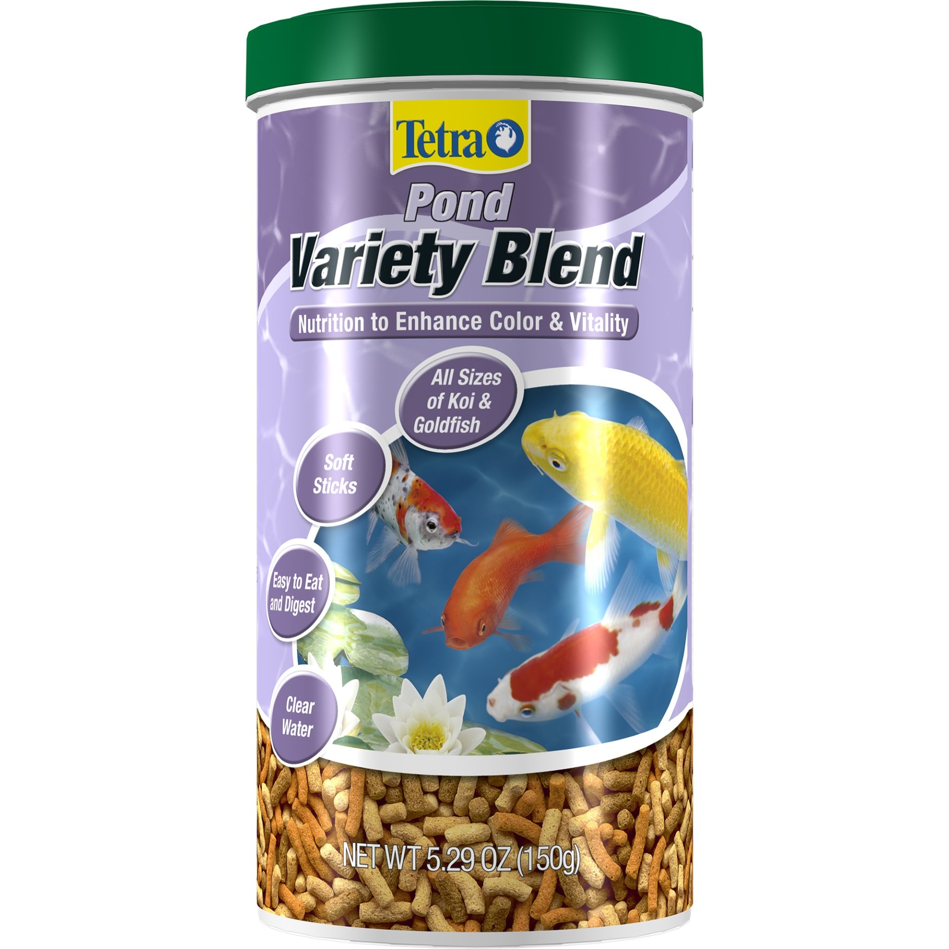 slide 1 of 1, Tetrapond Variety Blend Pond Fish Food, 0.493 lb