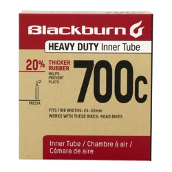 Blackburn™ Thicker Rubber Heavy Duty Inner Tube 700c, 1 ct