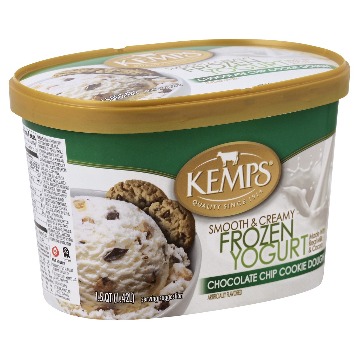 slide 2 of 4, Kemps Frozen Yogurt 1.5 qt, 1.5 qt