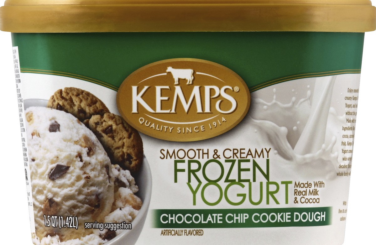 slide 1 of 4, Kemps Frozen Yogurt 1.5 qt, 1.5 qt