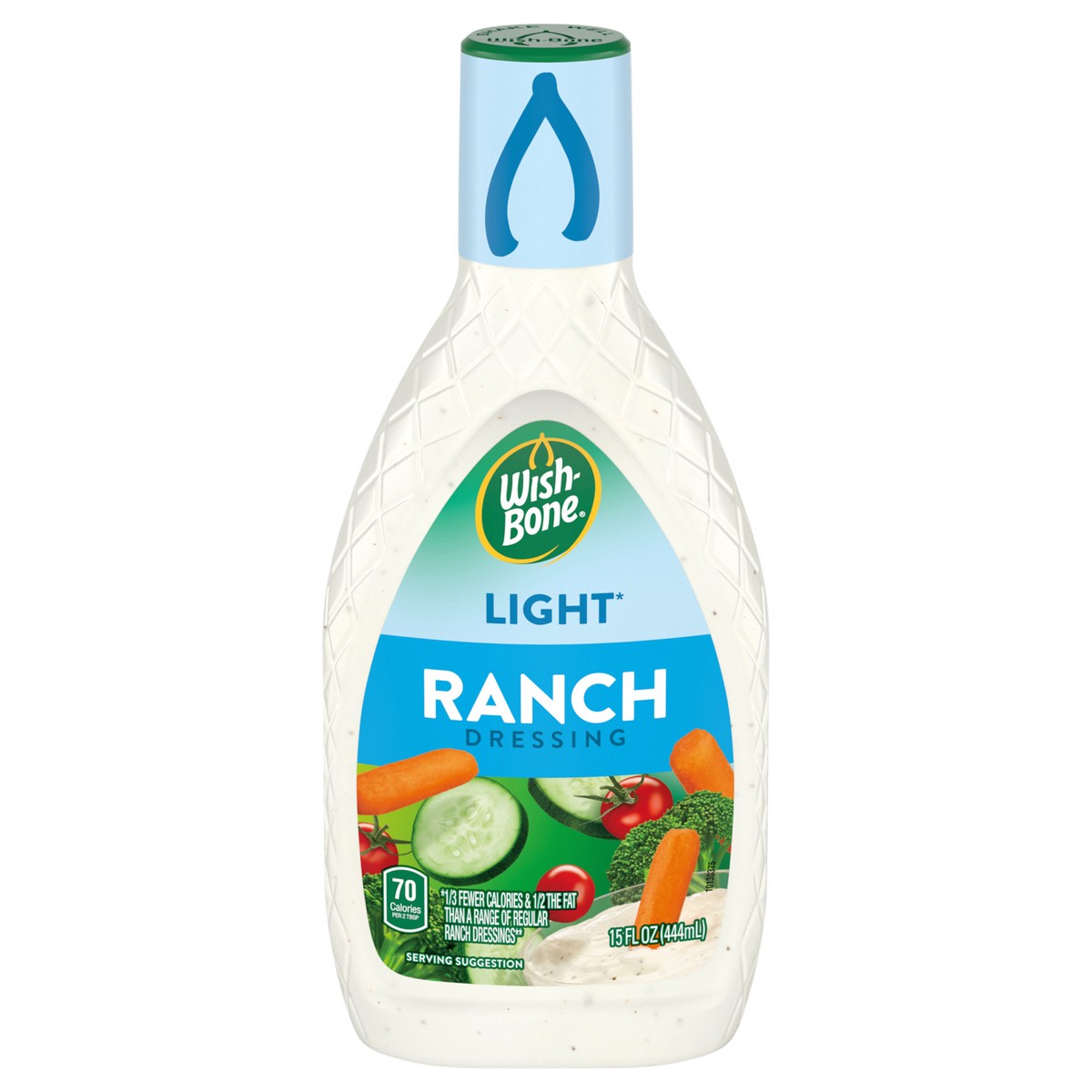 slide 1 of 5, Wish-Bone Light Ranch Salad Dressing, 15 fl. oz., 15 fl oz