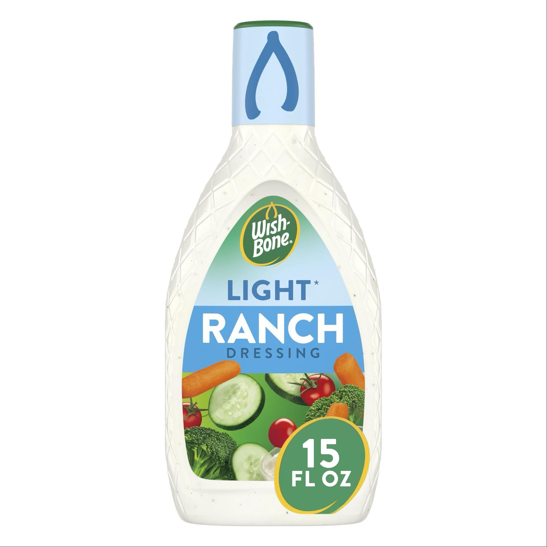 slide 1 of 5, Wish-Bone Light Ranch Salad Dressing, 15 fl. oz., 15 fl oz