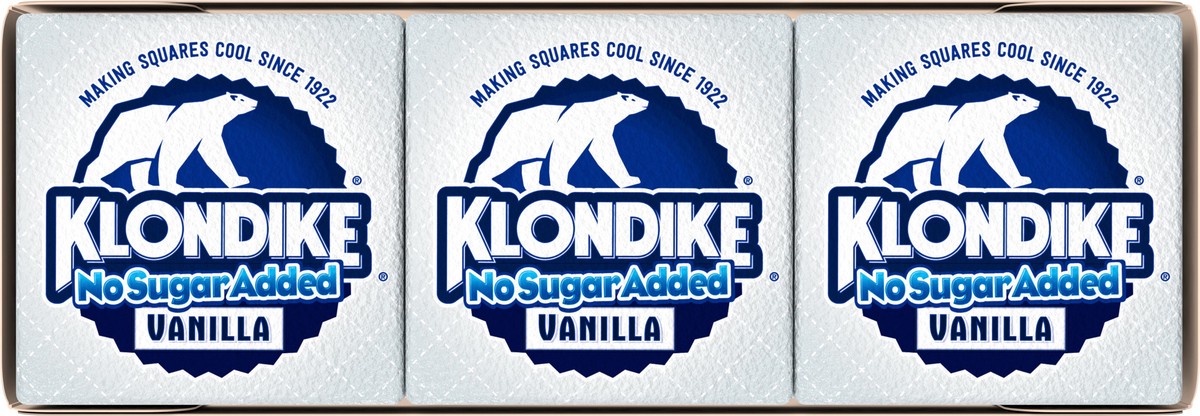 slide 9 of 9, Klondike Frozen Dairy Dessert Bars Original No Sugar Added, 4 fl oz, 6 Count , 6 ct