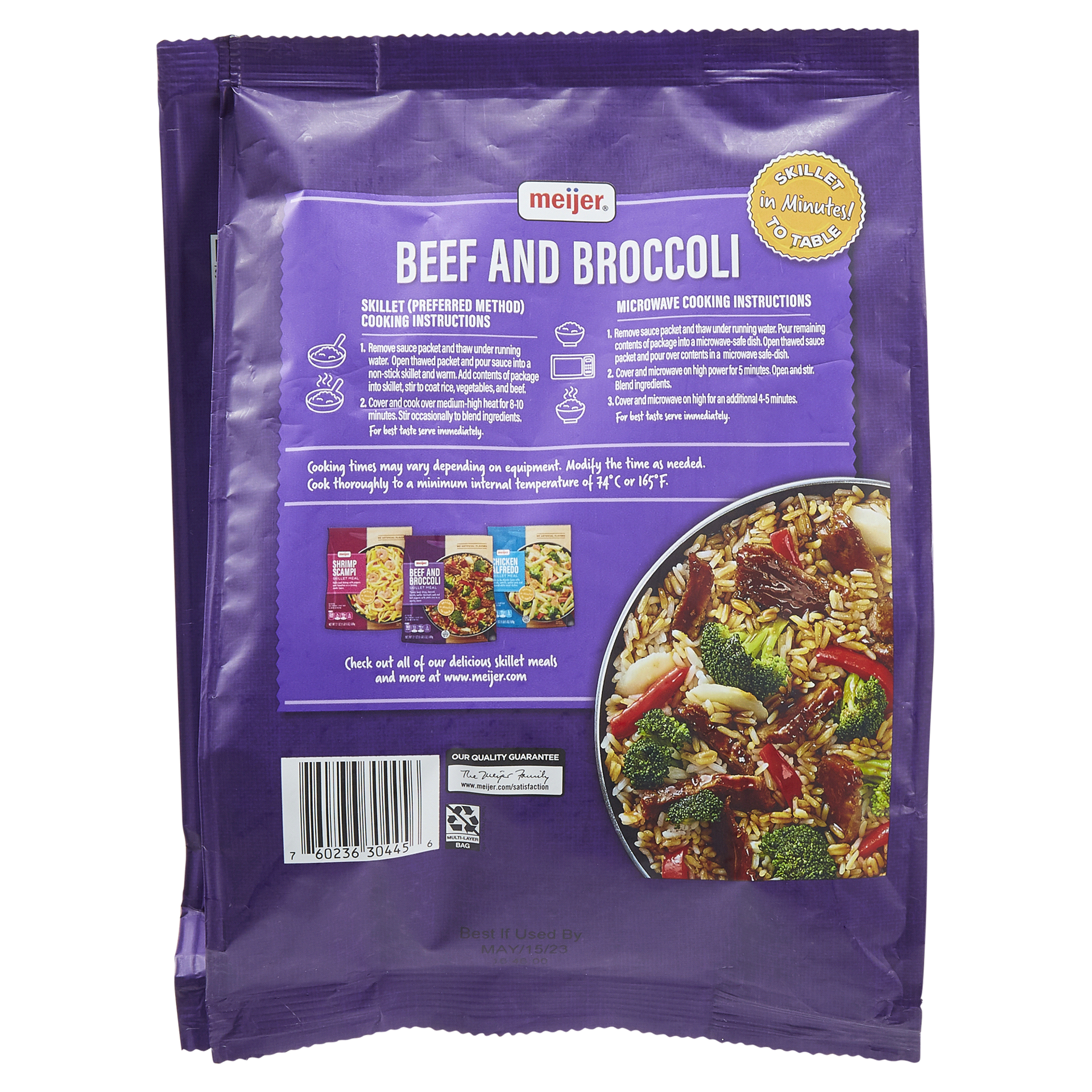 slide 22 of 25, Meijer Beef and Broccoli Skillet Meal, 20 oz