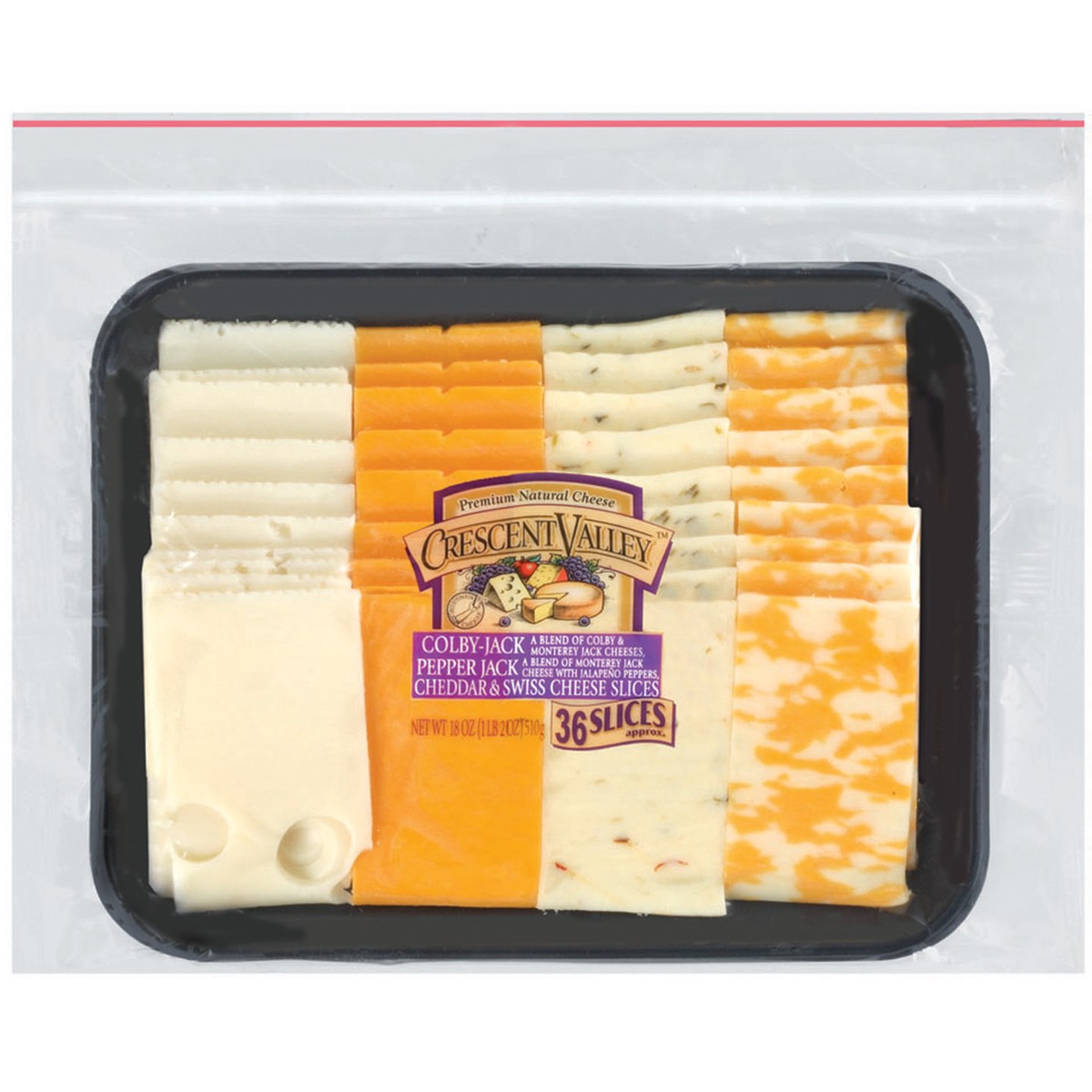 slide 2 of 2, Crescent Cheese Slices, 18 oz