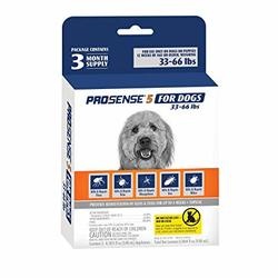 slide 1 of 1, Pro-Sense 5 Flea & Tick Solution For Dogs 33-66 Lbs - 1.6 Oz, 1.6 oz