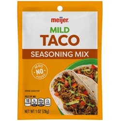 Meijer Mild Taco Seasoning Mix