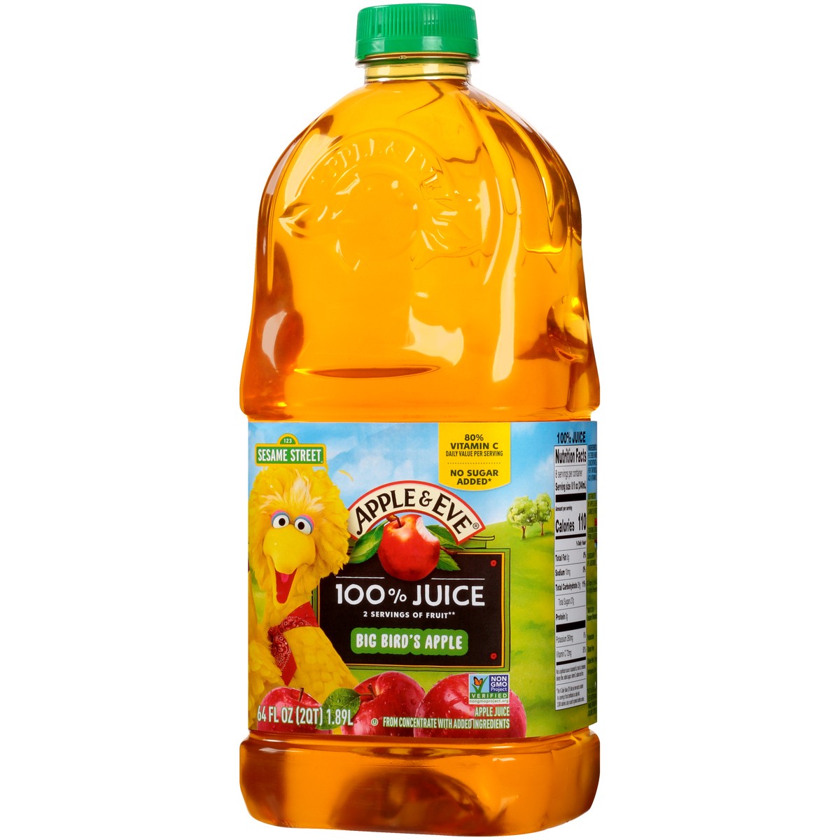 slide 2 of 8, Apple & Eve Sesame Street Big Bird's 100% Apple Juice - 64 oz, 64 oz