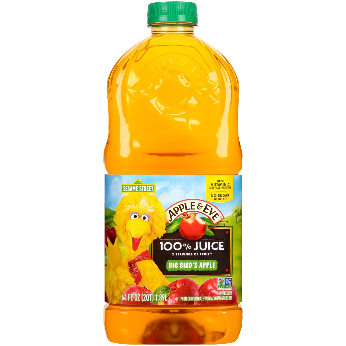 slide 6 of 8, Apple & Eve Sesame Street Big Bird's 100% Apple Juice - 64 oz, 64 oz