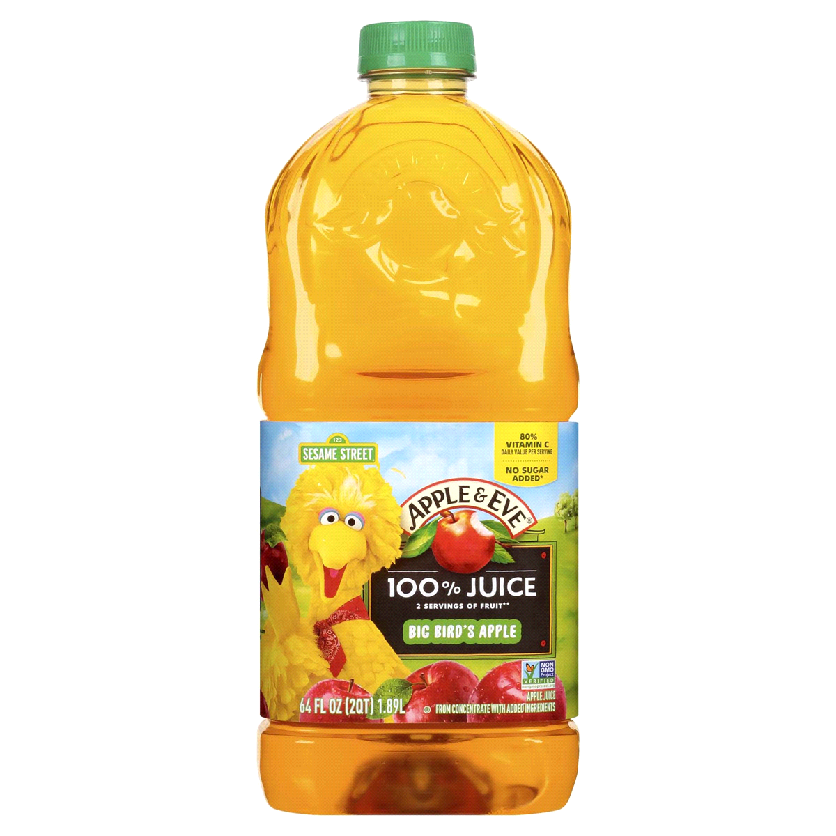 slide 1 of 8, Apple & Eve Sesame Street Big Bird's 100% Apple Juice - 64 oz, 64 oz