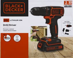 BLACK+DECKER Black & Decker Drill/Driver 1 ea