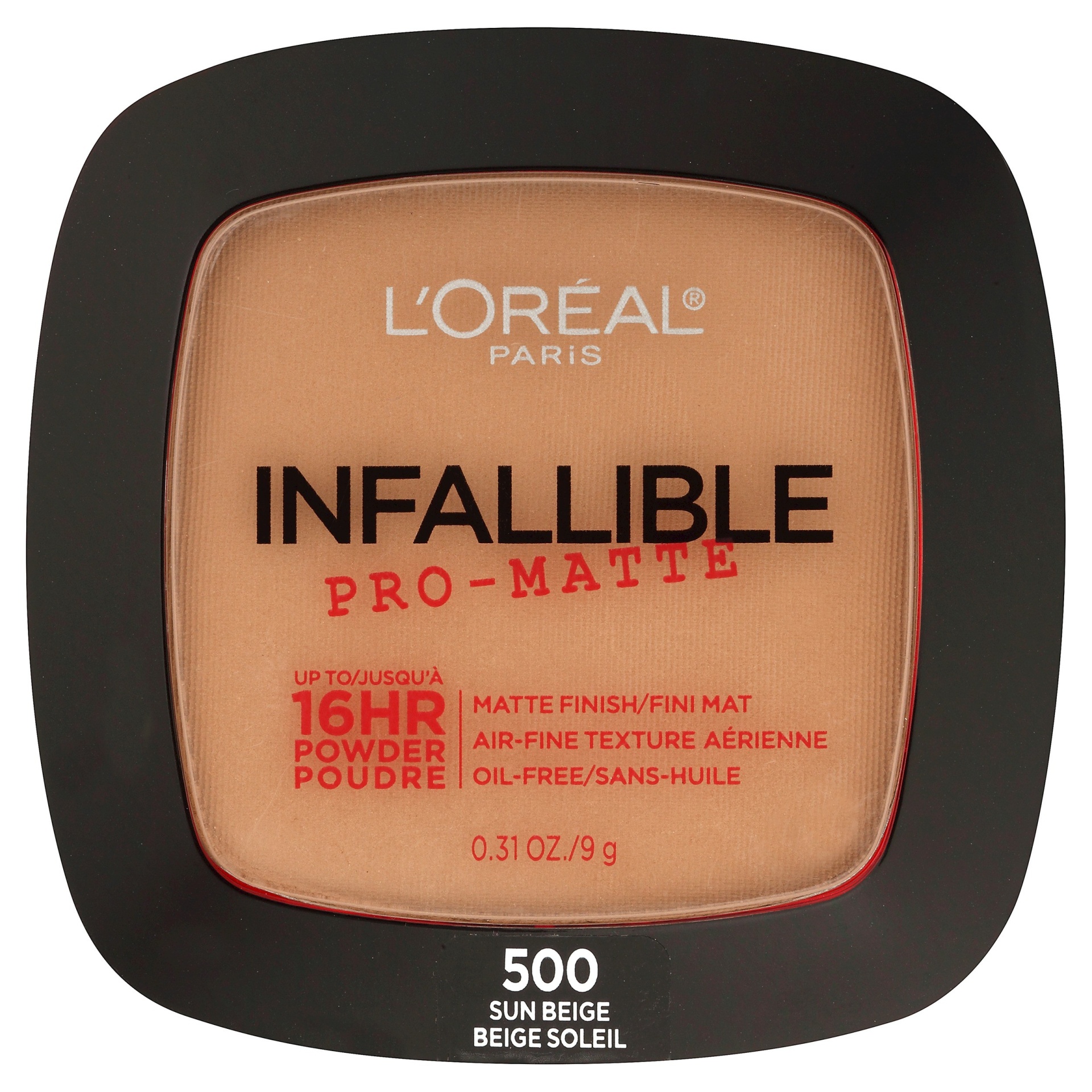 slide 1 of 1, L'Oréal Infallible Pro-Matte Powder 500 Sun Beige, 1 ct