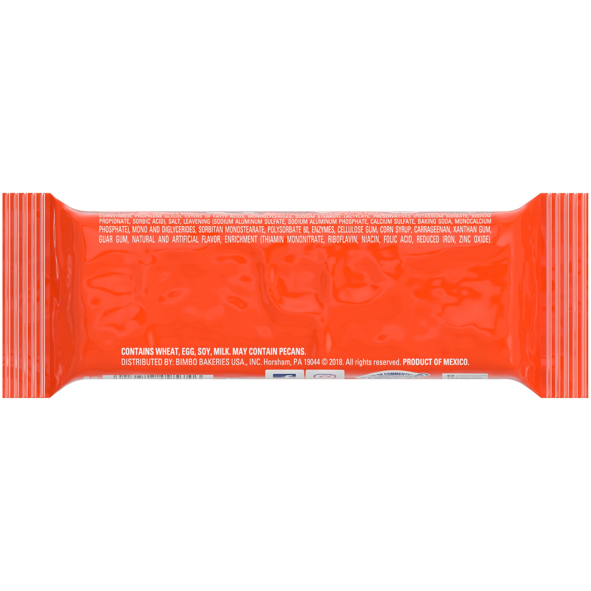 slide 5 of 5, Marinela Gansito Strawberry & Creme Filled Snack Cake, Chocolate Flavored Coating, Individually Wrapped, 1.76 oz, 1 cnt