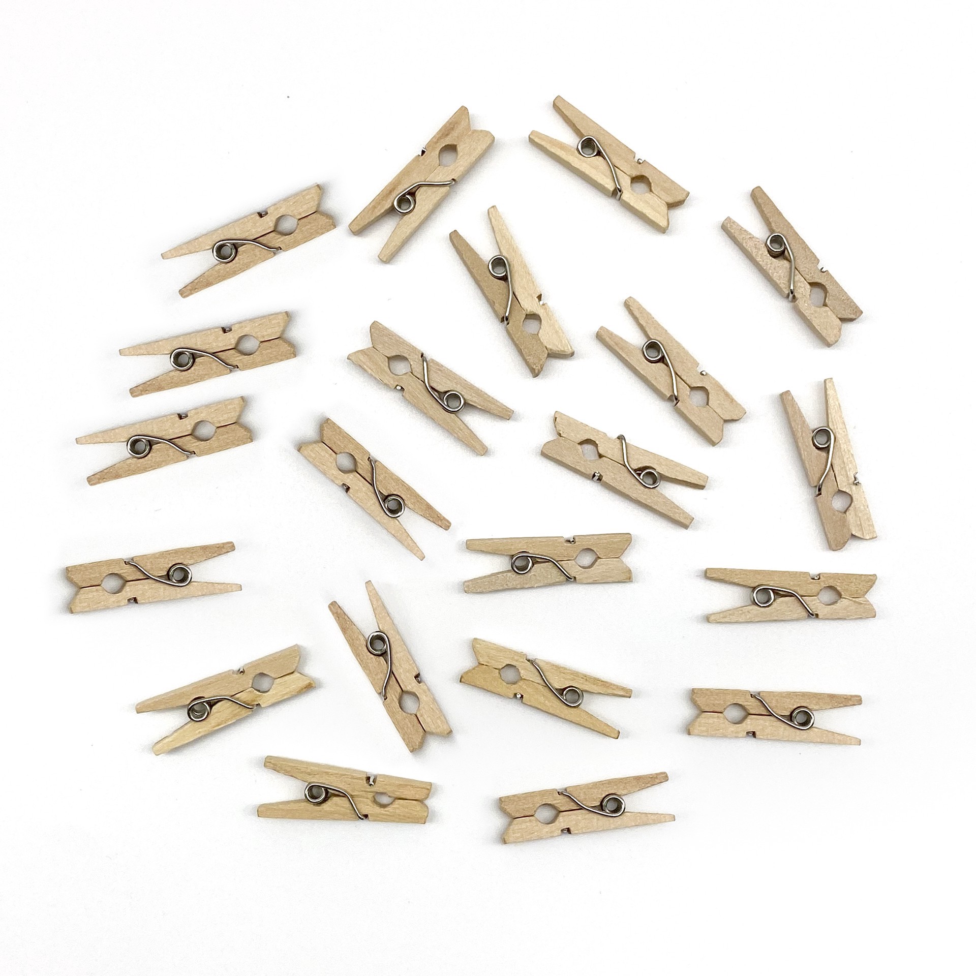 slide 3 of 4, Mini Natural Clothespins By Recollections, 3mm x 25mm