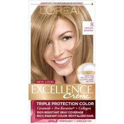 L'Oréal Excellence Medium Blonde 8 Hair Creme