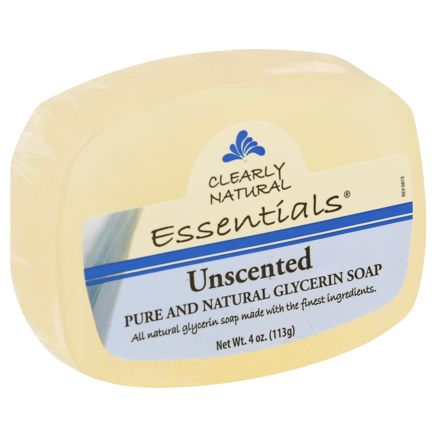 slide 1 of 2, Clearly Natural Unscented Glycerin Bar Soap, 4 oz