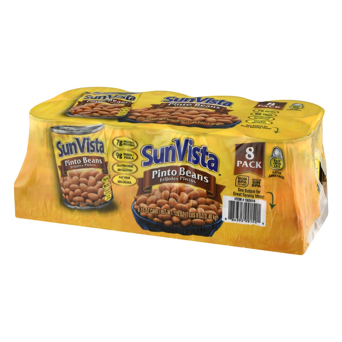 slide 4 of 10, SunVista 8 Pack Pinto Beans 8 ea, 8 ct