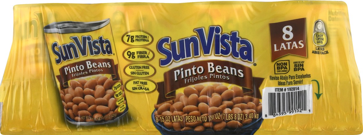 slide 7 of 10, SunVista 8 Pack Pinto Beans 8 ea, 8 ct