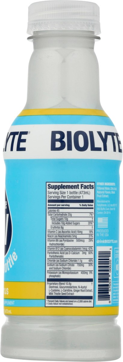 slide 4 of 14, Biolyte Hydration Citrus, 16 oz