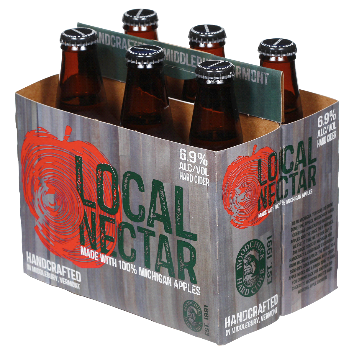 slide 3 of 5, Woodchuck Hard Cider Local Nectar, 6 ct; 12 oz