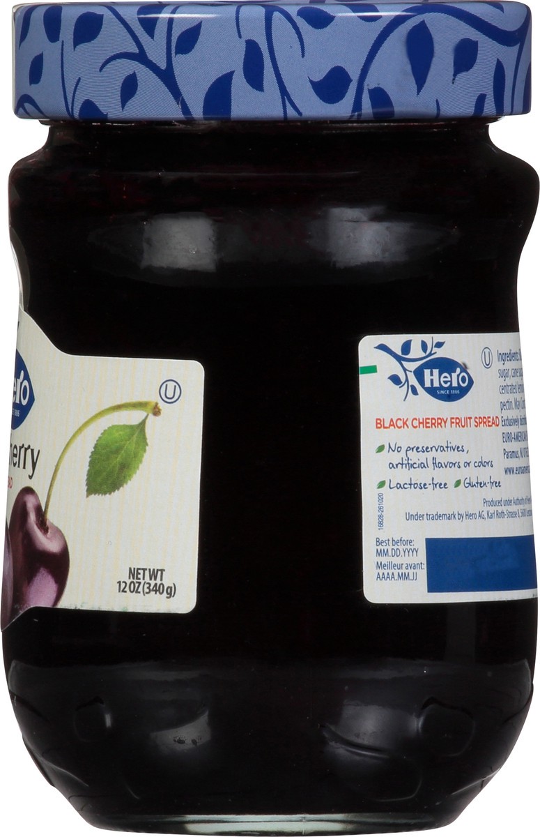 slide 4 of 12, Hero Fruit Spread Premium Black Cherry - 12 Oz, 12 oz