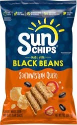 SunChips Whole Grain and Black Bean Snacks, Southwestern Queso