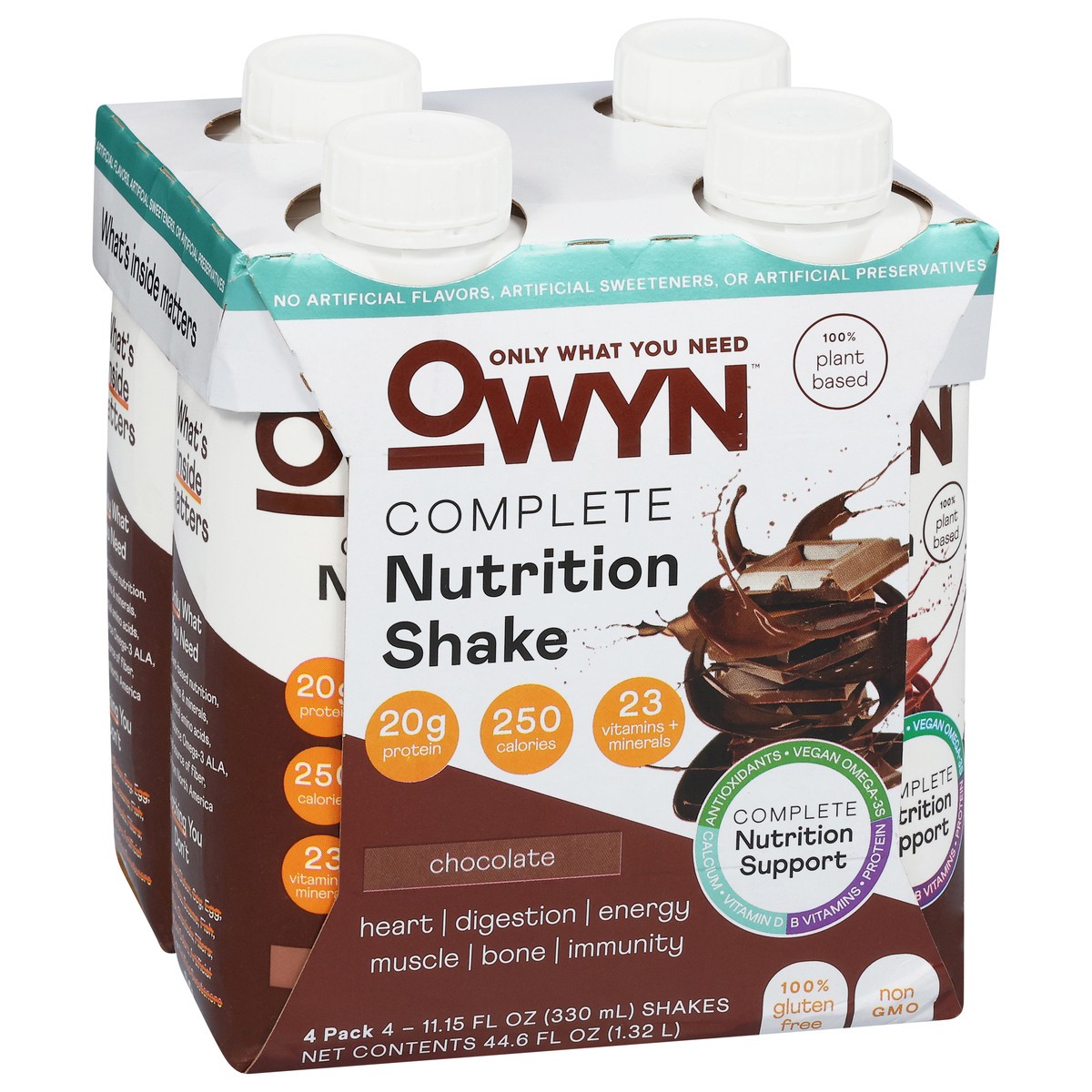 slide 2 of 13, OWYN Complete Chocolate Nutrition Shake 4 - 11.15 fl oz Shakes, 4 ct