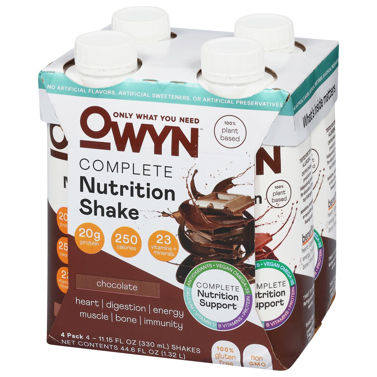 slide 13 of 13, OWYN Complete Chocolate Nutrition Shake 4 - 11.15 fl oz Shakes, 4 ct