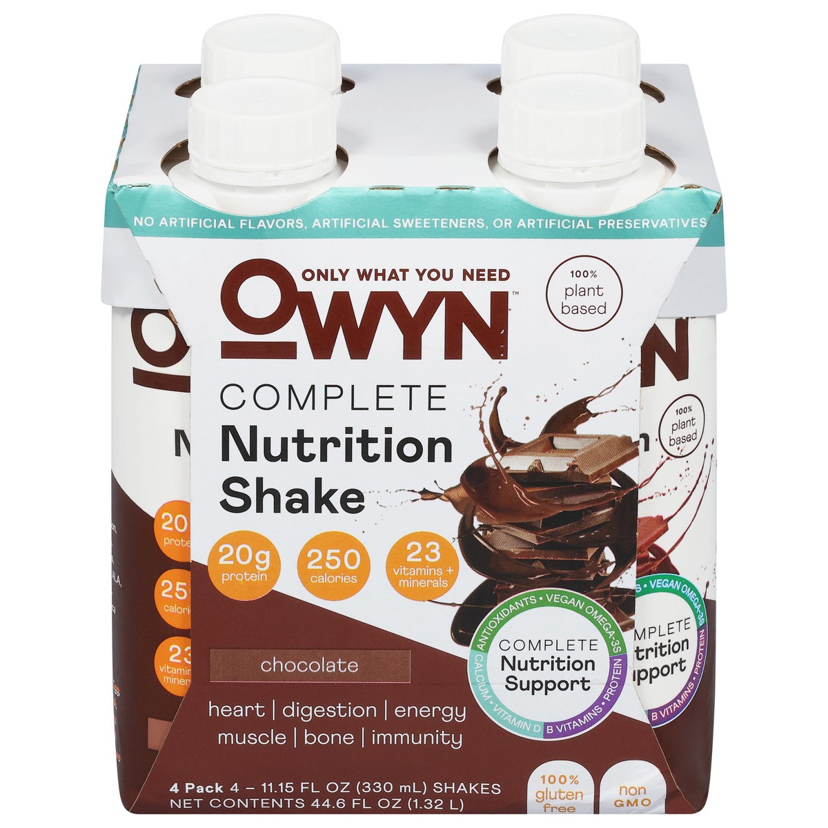 slide 6 of 13, OWYN Complete Chocolate Nutrition Shake 4 - 11.15 fl oz Shakes, 4 ct