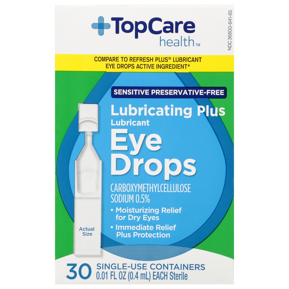 slide 3 of 16, Topcare Eye Carboxy Drops, 30 ct