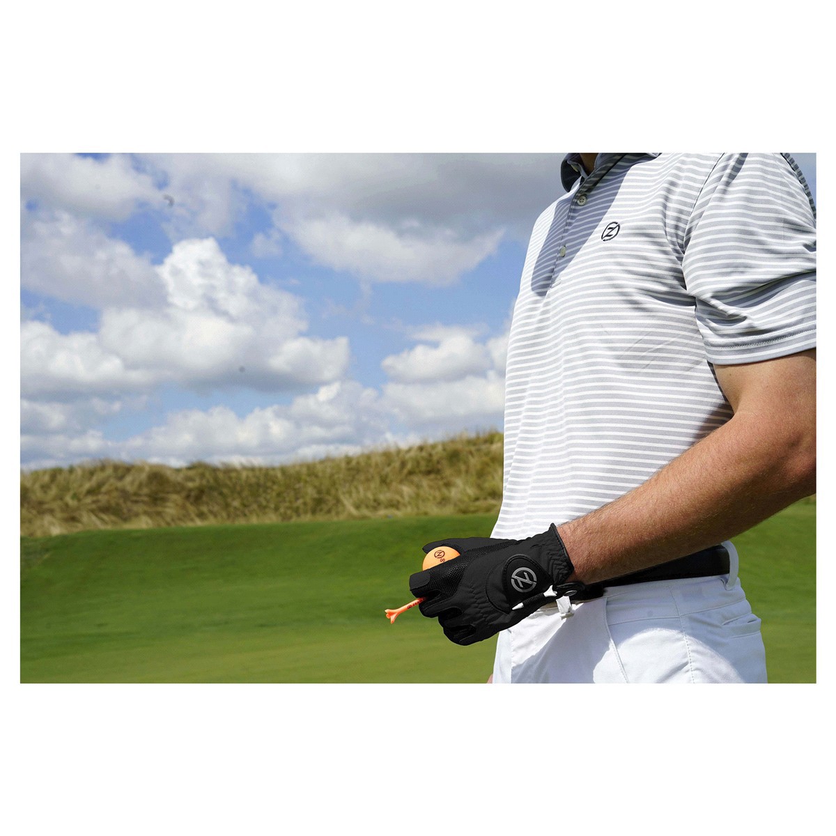 slide 8 of 9, Zero Friction Men's Left Hand Compression-Fit Synthetic Golf Glove Multipack, Universal Fit One Size, One Size