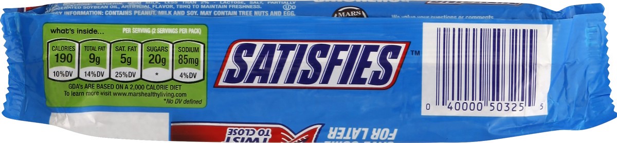 slide 5 of 6, Snickers Crisper Sharing Size Chocolate Candy Bars 2.83-Ounce Bar, 2.83 oz