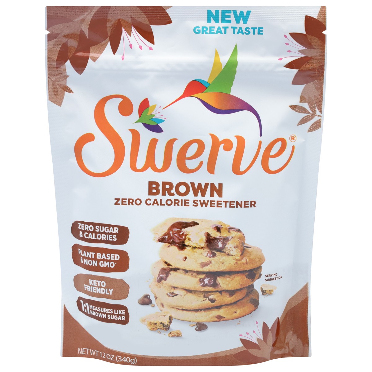 slide 11 of 14, Swerve Brown Zero Calorie Sweetener 12 oz, 12 oz