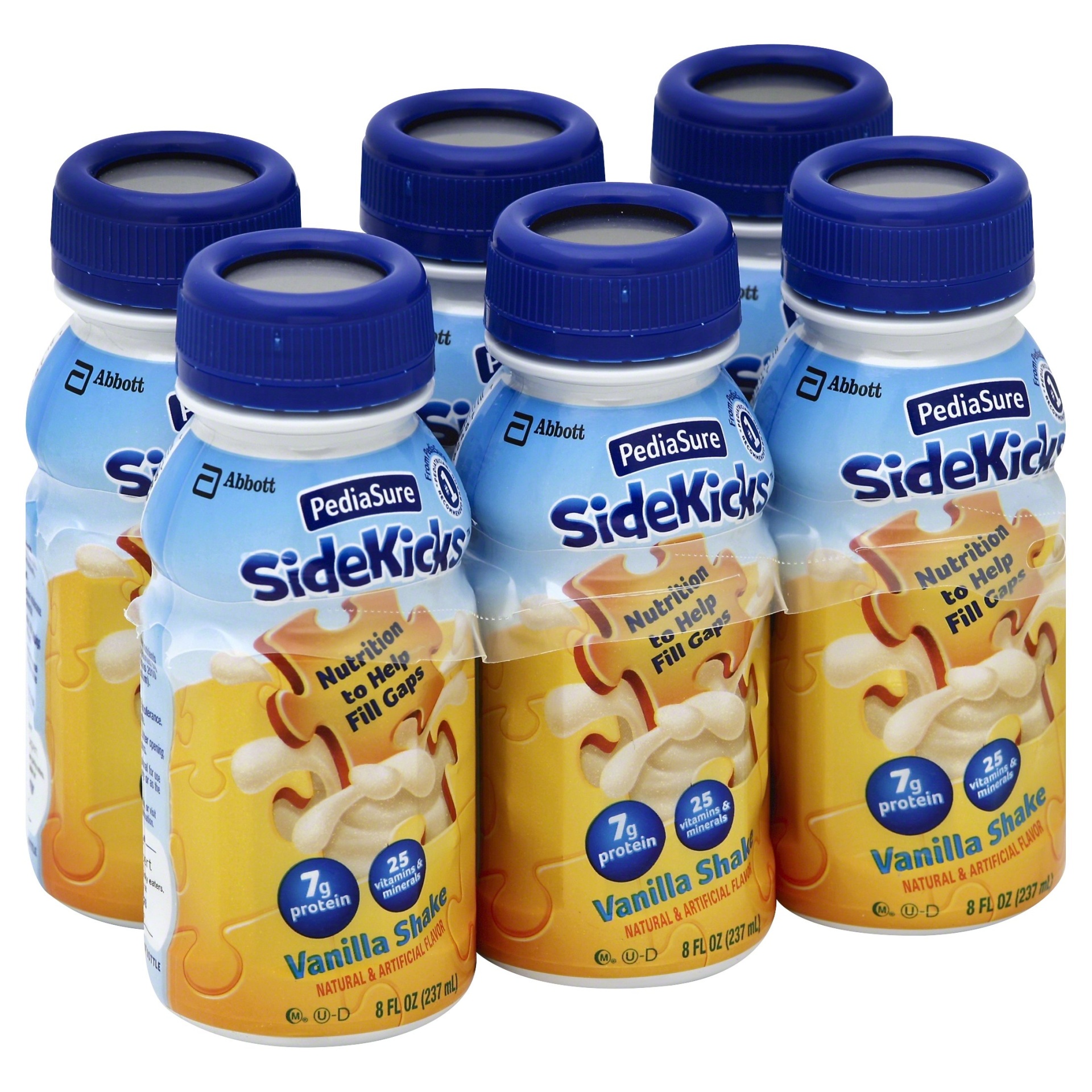 slide 1 of 2, PediaSure Sidekicks Vanilla Nutrition Shake, 6 ct; 8 fl oz