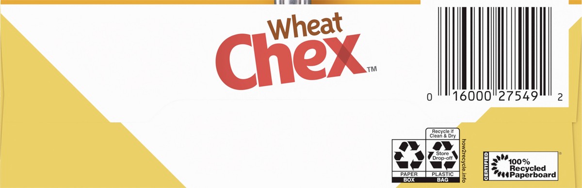 slide 7 of 9, Wheat Chex Breakfast Cereal, Made with Whole Grain, 14 oz, 14 oz