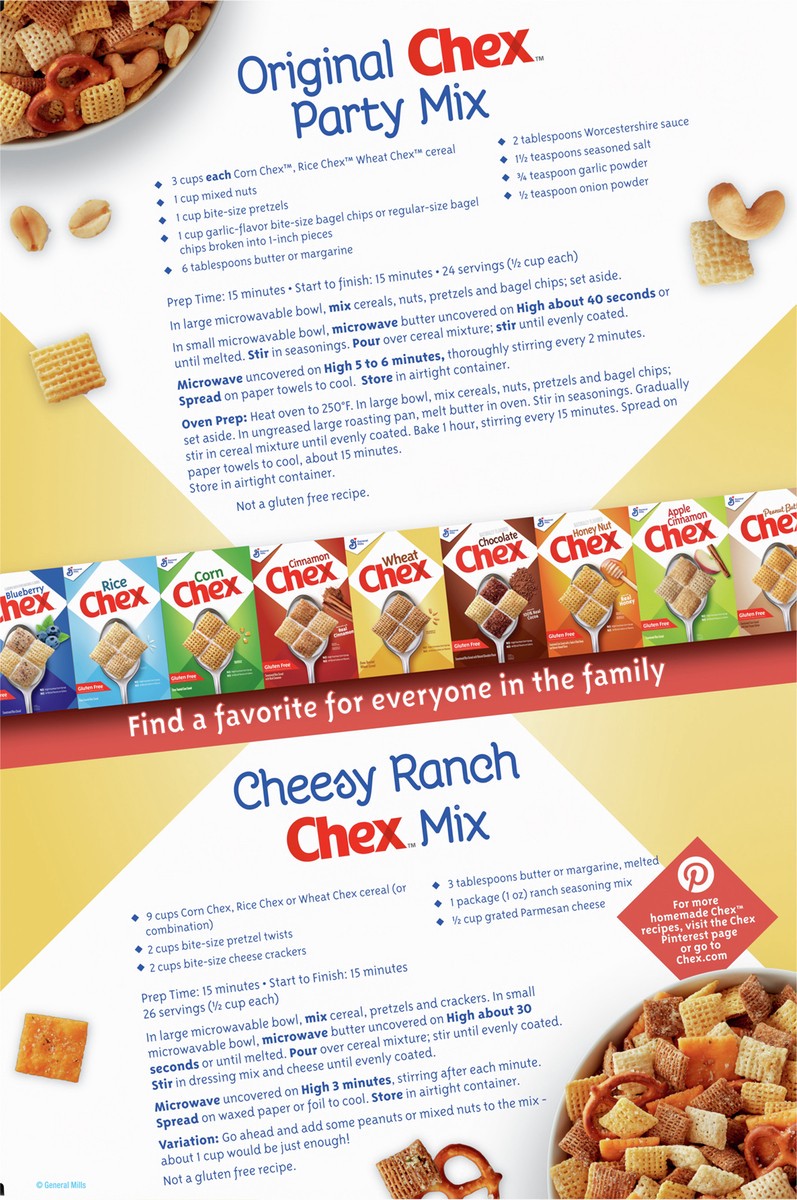slide 8 of 9, Wheat Chex Breakfast Cereal, Made with Whole Grain, 14 oz, 14 oz