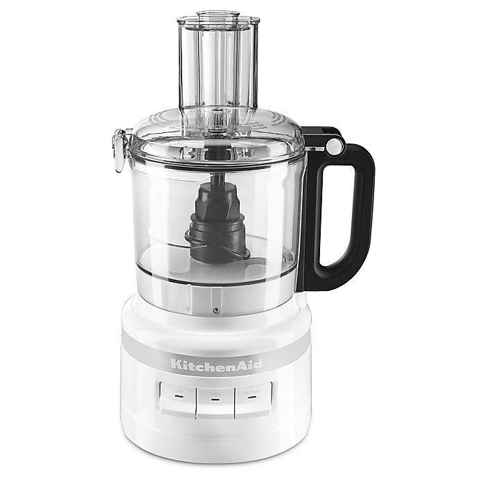 slide 1 of 1, KitchenAid 7-Cup Food Processor - White, 1 ct