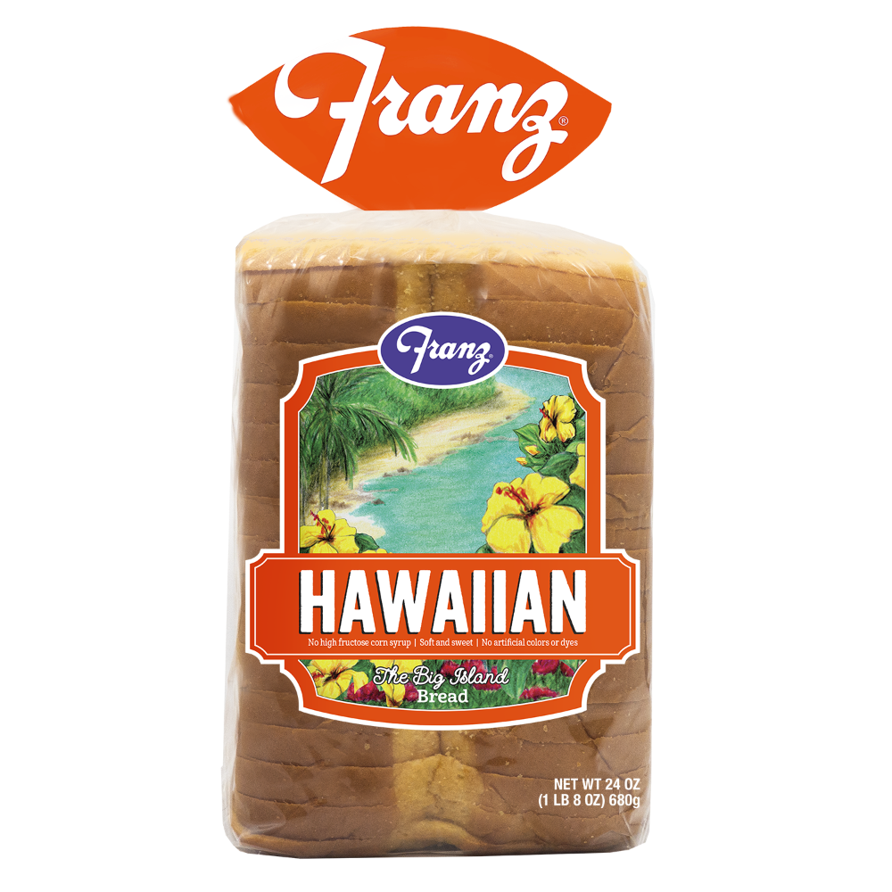 slide 1 of 1, Franz Original Big Island Hawaiian Bread, 24 oz