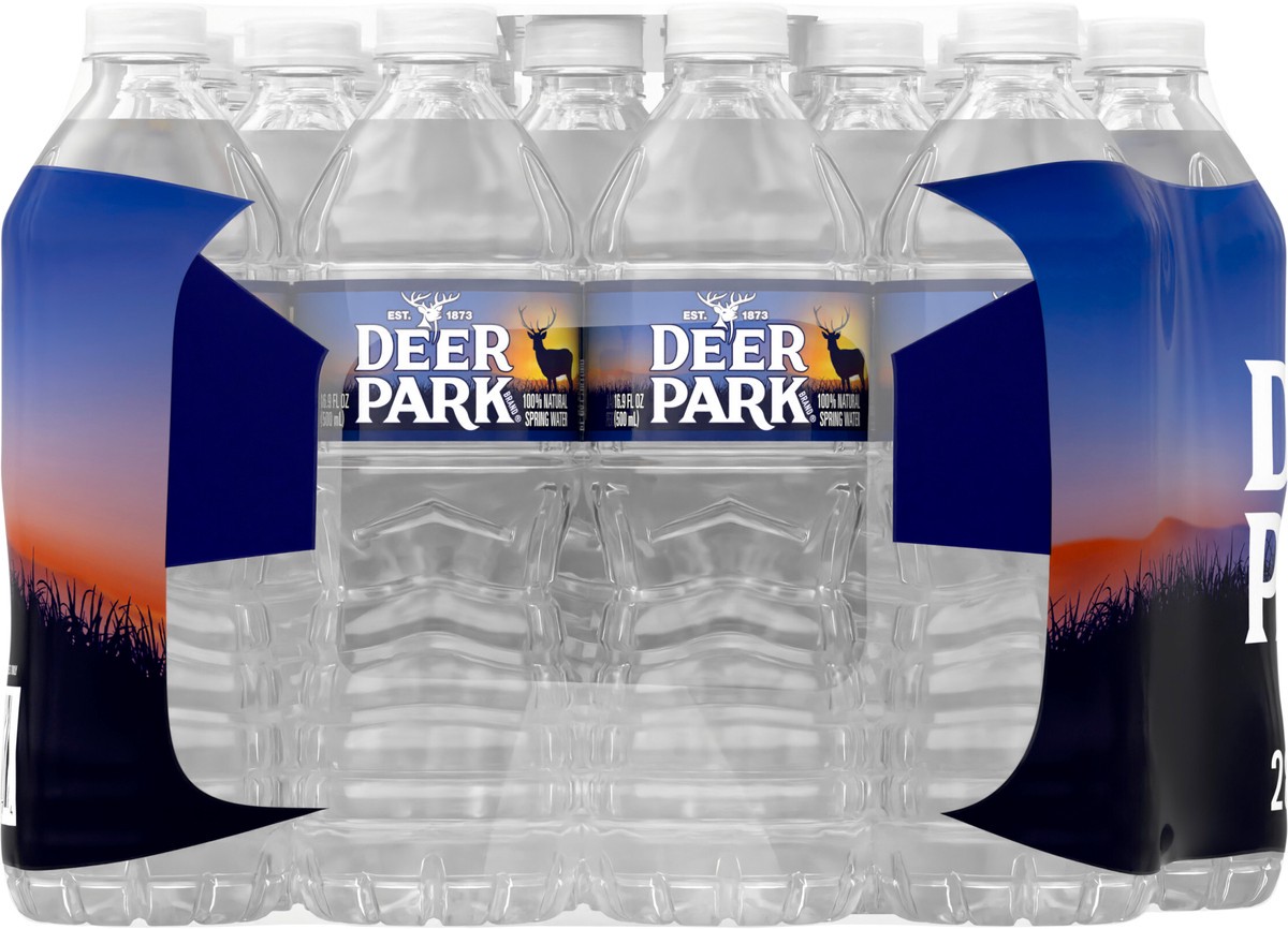 slide 7 of 7, DEER PARK Brand 100% Natural Spring Water, 16.9-ounce plastic bottles (Pack of 28), 28 ct; 16.9 fl oz