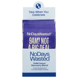 No Days Wasted DHM Detox Recovery Blend Packets - 5 ct