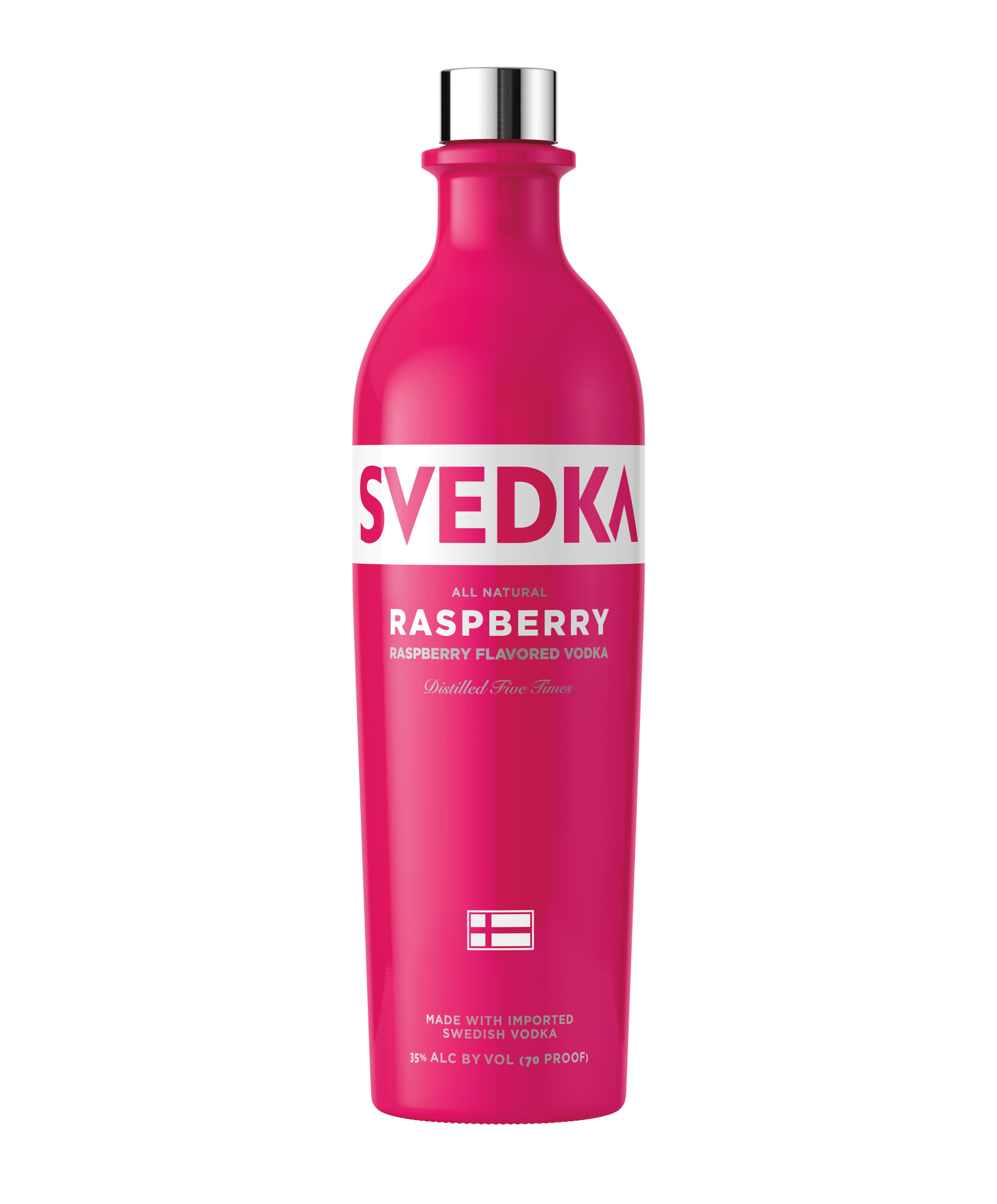 slide 1 of 5, SVEDKA Raspberry Flavored Vodka, 750 mL Bottle, 70 Proof, 750 ml