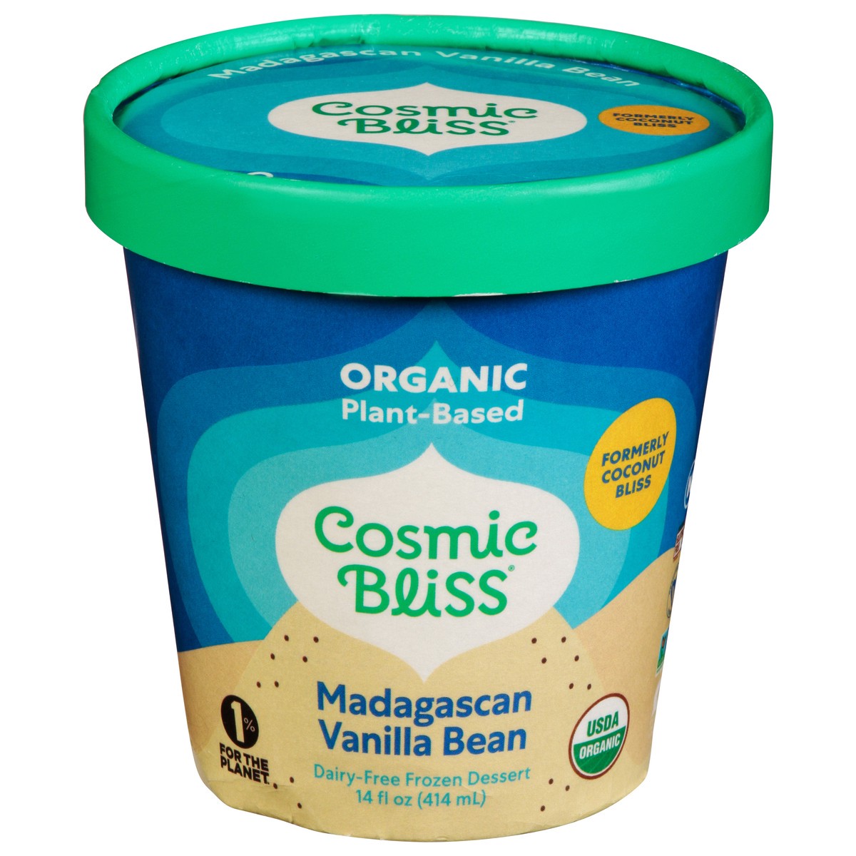 slide 5 of 14, Cosmic Bliss Dairy-Free Madagascan Vanilla Bean Frozen Dessert 14 fl oz, 14 fl oz