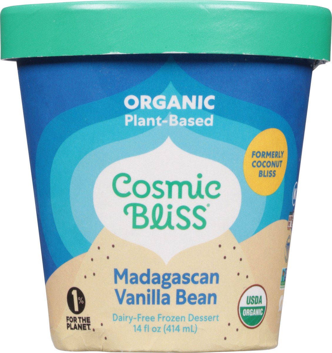 slide 4 of 14, Cosmic Bliss Dairy-Free Madagascan Vanilla Bean Frozen Dessert 14 fl oz, 14 fl oz