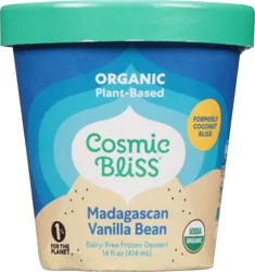 Cosmic Bliss Dairy-Free Madagascan Vanilla Bean Frozen Dessert 14 fl oz