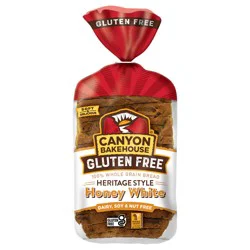Canyon Bakehouse Heritage Style Honey White Gluten Free Bread, Large-Sliced, Frozen, 24 oz Loaf