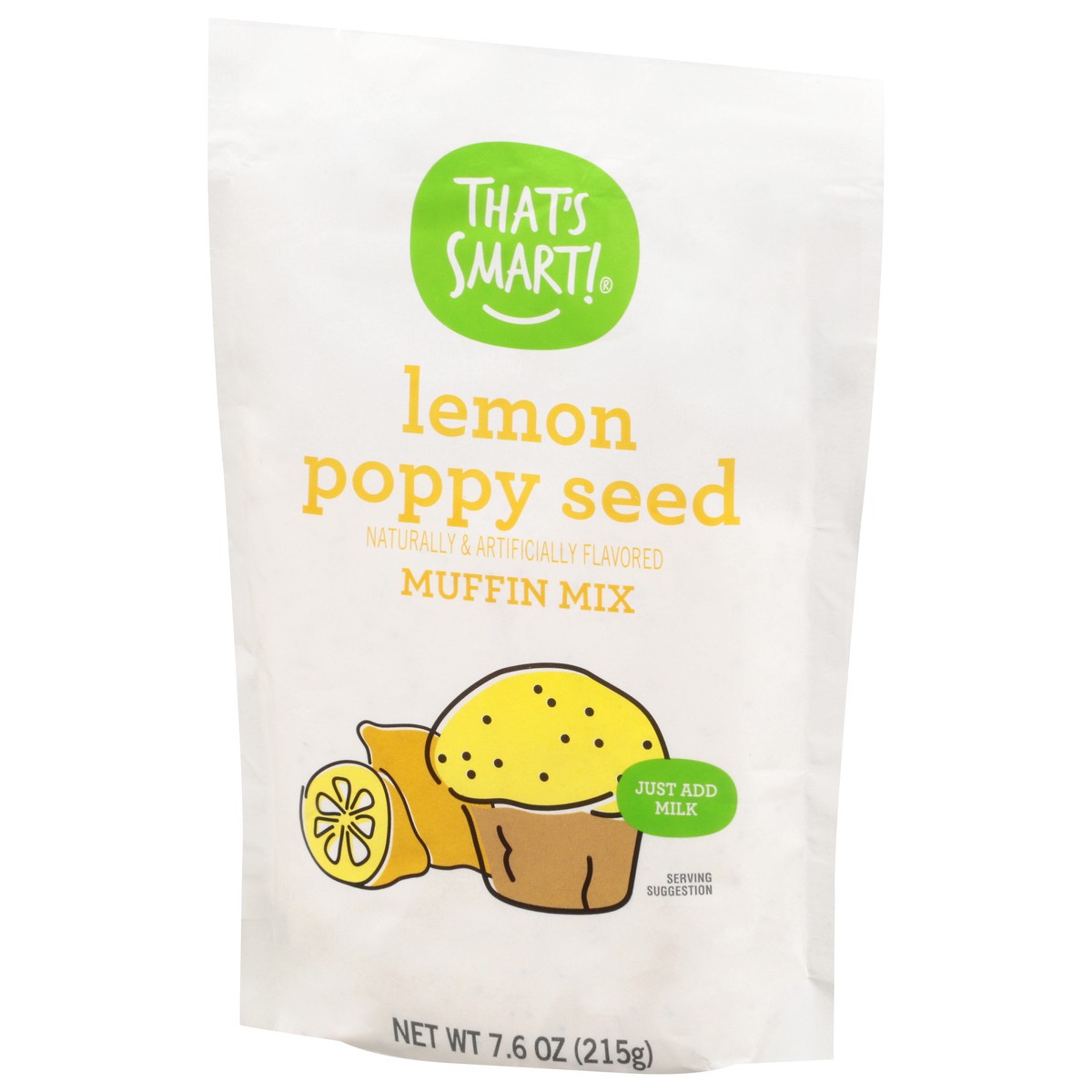 slide 5 of 9, That's Smart! Lemon Poppy Seed Muffin Mix 7.6 oz, 7.6 oz