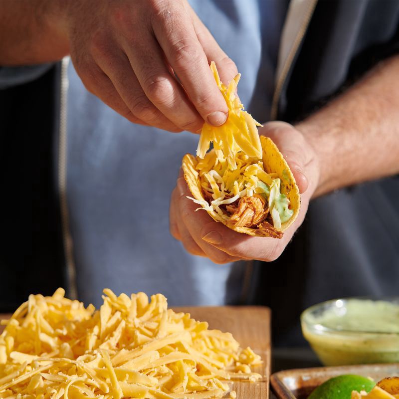 slide 2 of 3, Tillamook Shreds Sharp Cheddar Cheese 8 oz, 8 oz