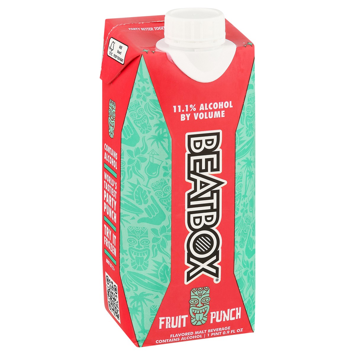 slide 2 of 9, Beatbox Fruit Punch Malt Beverage 16.9 fl oz, 16.9 fl oz