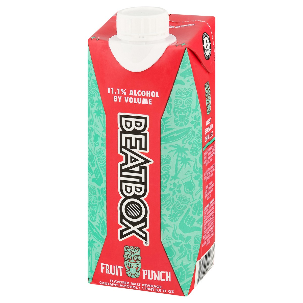 slide 3 of 9, Beatbox Fruit Punch Malt Beverage 16.9 fl oz, 16.9 fl oz